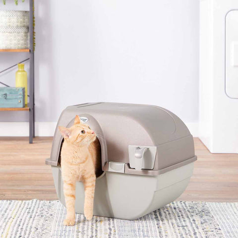 Omega Paw Self Cleaning Litter Box Large  L58.5 x W52 x H53.5cm