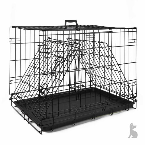Barkshire Heavy Duty Dog Cage with Divider - XLarge  107 x 74cm