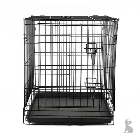 Barkshire Heavy Duty Dog Cage with Divider - XLarge  107 x 74cm