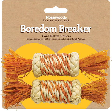 Rosewood Corn Rattle Rollers Pack of 2