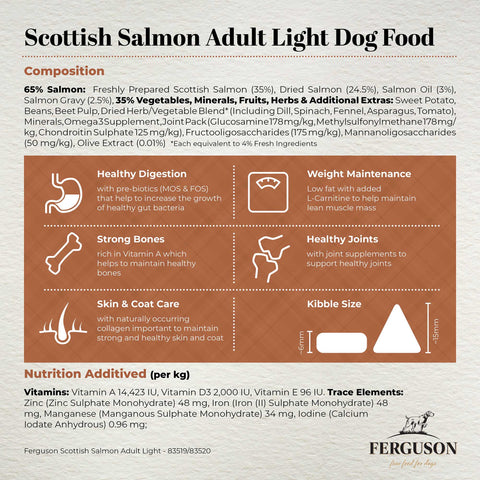 Ferguson Scottish Salmon Adult Light Dry Dog Food