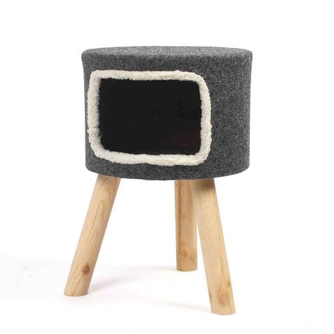 Purrshire Felt Cat Stool House - 53cm