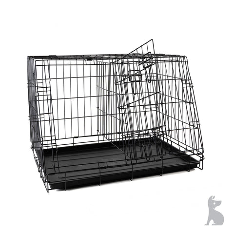 Barkshire Sloping Dog Car Crate - Medium 78 x 50cm