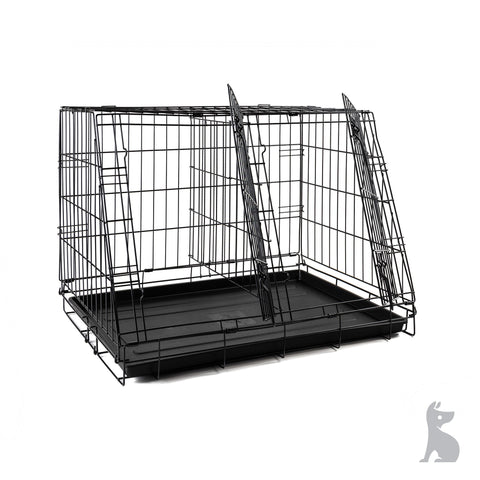 Barkshire Sloping Dog Car Crate - Medium 78 x 50cm