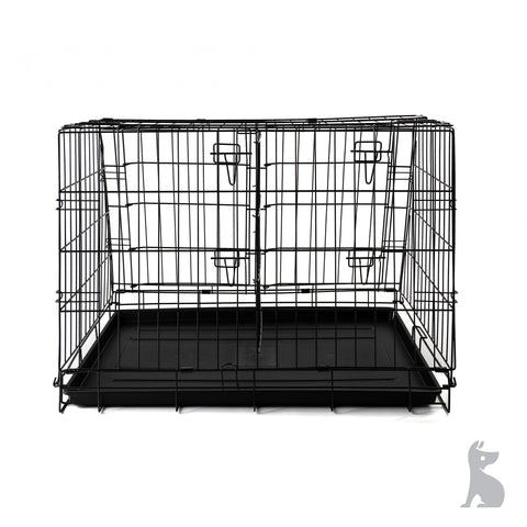 Barkshire Sloping Dog Car Crate - Medium 78 x 50cm