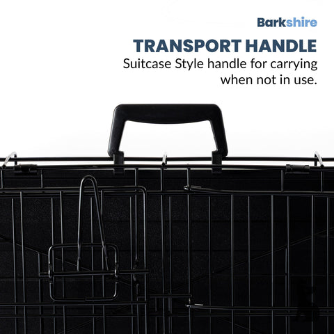 Barkshire Sloping Dog Car Crate - Medium 78 x 50cm