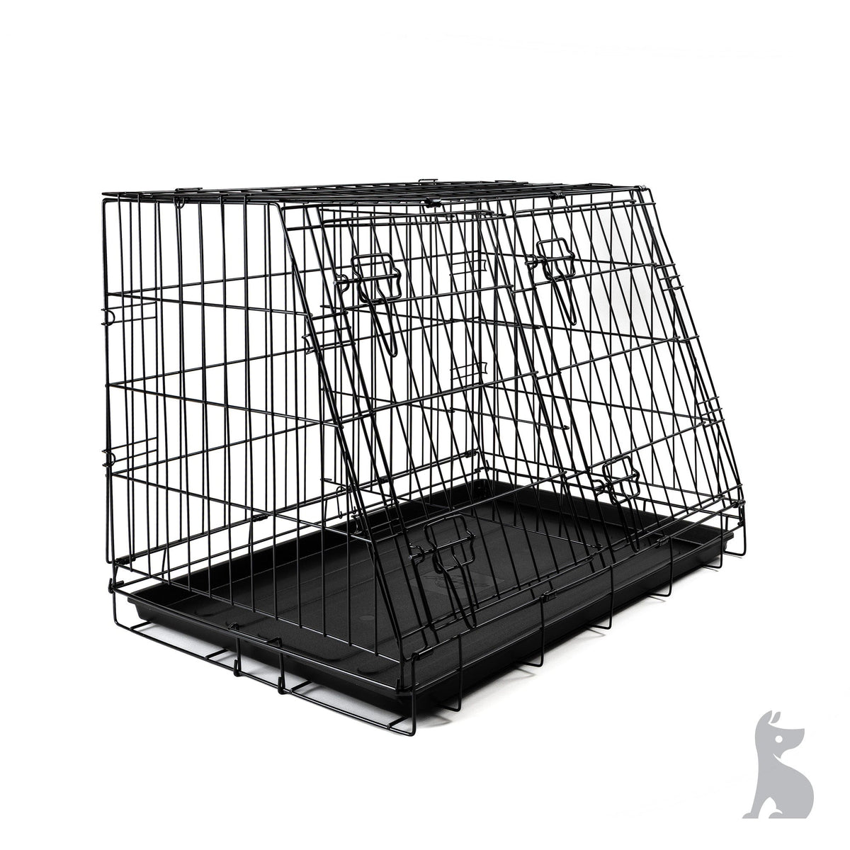 Barkshire Sloping Dog Car Crate - Medium 78 x 50cm