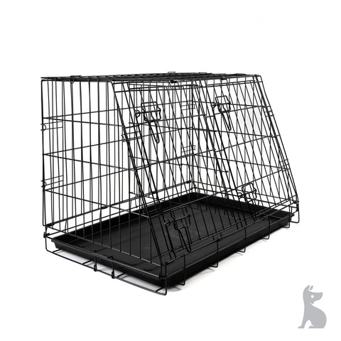 Barkshire Sloping Dog Car Crate - Medium 78 x 50cm