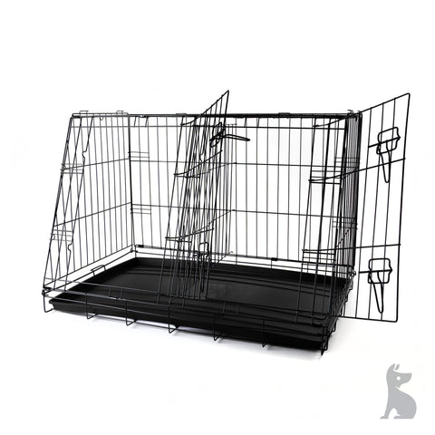 Barkshire Sloping Dog Car Crate  - Large 90 x 59cm