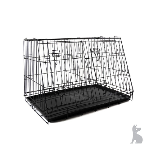 Barkshire Sloping Dog Car Crate  - Large 90 x 59cm