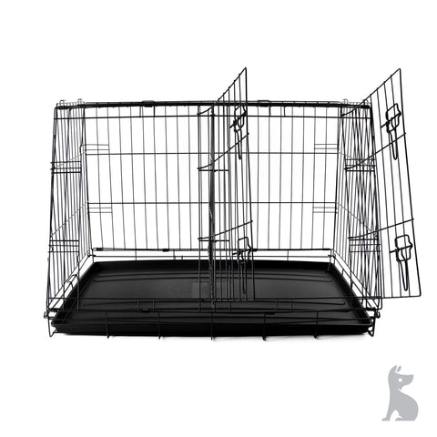 Barkshire Sloping Dog Car Crate  - Large 90 x 59cm