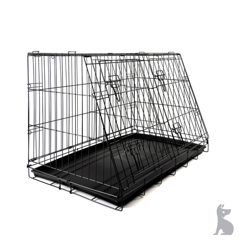 Barkshire Sloping Dog Car Crate  - Large 90 x 59cm