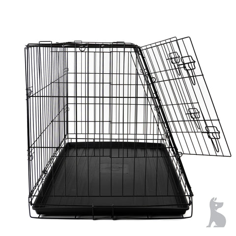 Barkshire Sloping Dog Car Crate  - Large 90 x 59cm