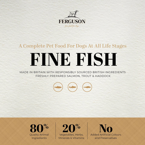 Ferguson Fine Fish 80/20 Grain Free Dry Dog Food
