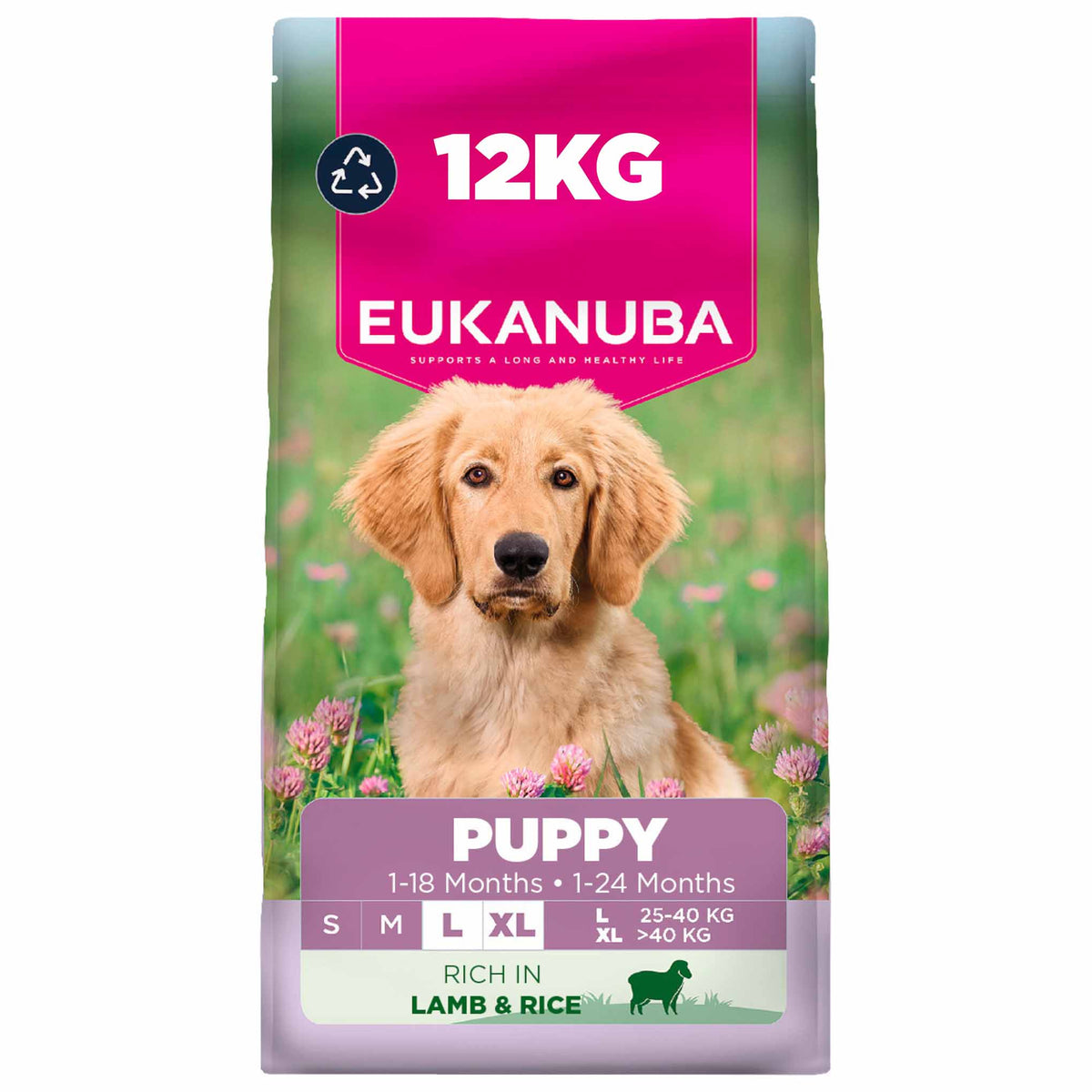 Eukanuba Large Breed Puppy Dry Dog Food - Lamb & Rice