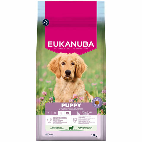 Eukanuba Large Breed Puppy Dry Dog Food - Lamb & Rice