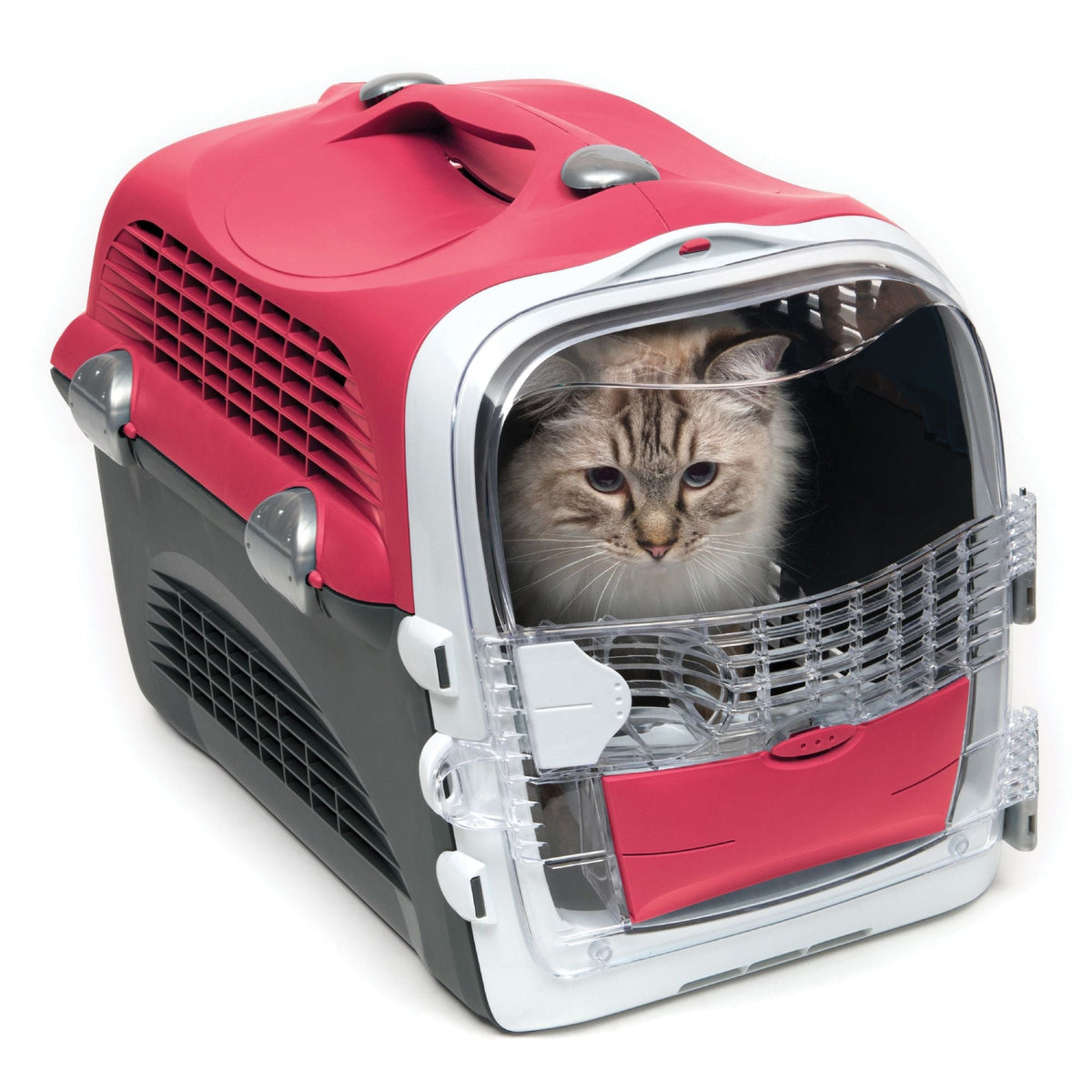 Catit Cabrio Cat Carrier - Cherry Red