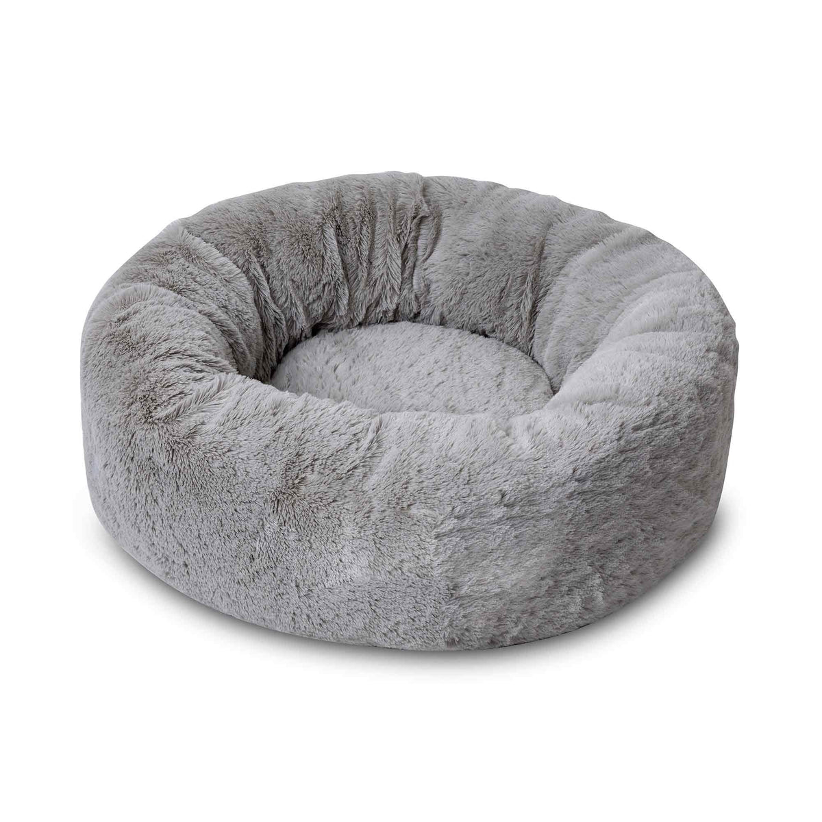 Mikki Calming Donut Bed - Grey - Small
